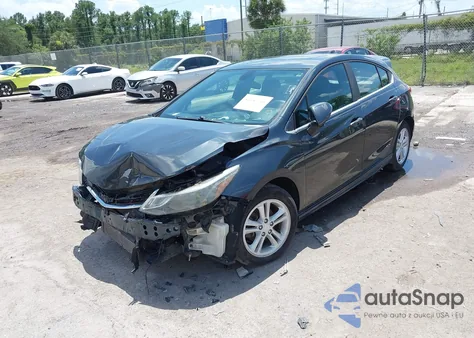 2017 Chevrolet Cruze Lt Auto из США, поврежденный, VIN 3G1BE6SM9HS532406